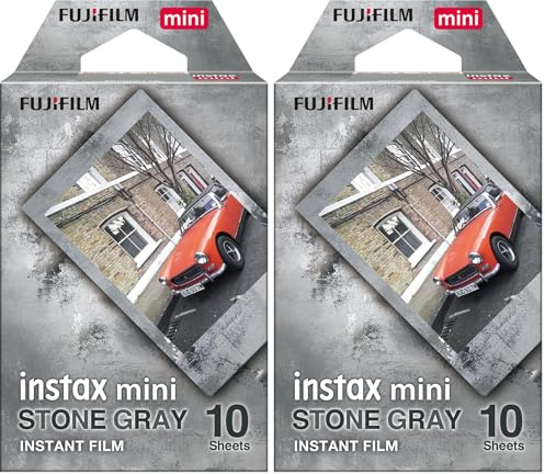 instax Mini Film Stone Gray (Packung mit 2)