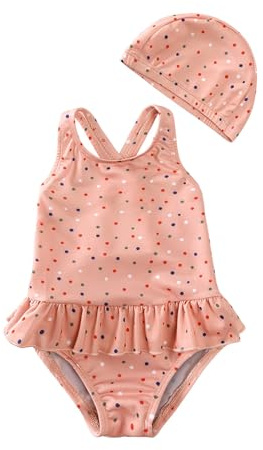 Costume Intero Bambina Costume da Bagno Estivo per Bambini Senza Maniche Floreale Fiocco Neonata Costumi da Mare Neonata Bikini Bimba Tuta Spiaggia Neonata Piscina Abbigliamento Estivo Bambino