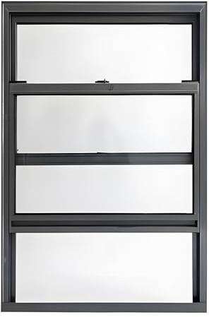 Fenêtres coulissantes pour abri de jardin avec cadre en aluminium et verre trempé, montage encastré pour serre, poulailler et utilisation en extérieur