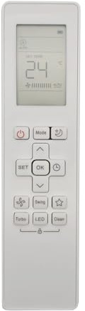 IOOIQQ RG10B(G)-BGEF Telecomando per Samsung/Midea/Unical/Century condizionatore d'aria RG10B (K1)/BGEFU1, RG10A5(D)/BGCEF, RG10A5(D)/BGEF, RG10A5(D1)/BGCEFU1