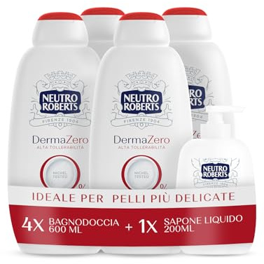 Neutro Roberts, Dermazero Ipoallergenico .600 X 4 + Sapone Idratante