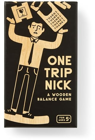 Brass Monkey One Trip Nick Wooden Balance Game