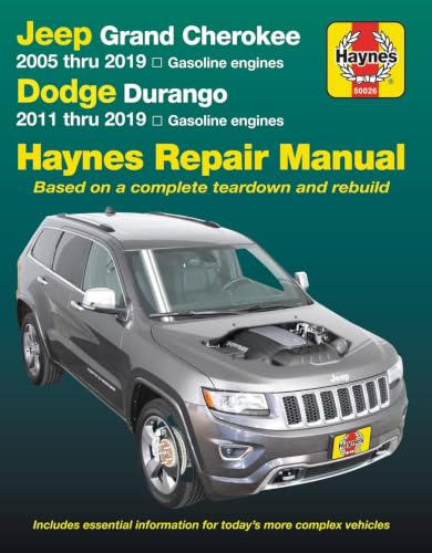 Haynes Jeep Grand Cherokee (2005-2019) Repair Manual (USA) (Paperback)