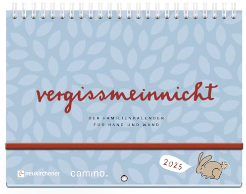 vergissmeinnicht 2025 - Der Familienkalender für Hand und Wand