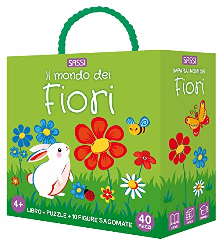 Il mondo dei fiori. Q-box. Con 10 figure sagomate. Con puzzle (Sassi junior)