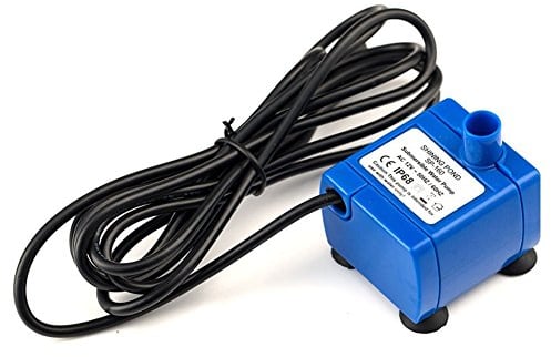 ele ELEOPTION Super Silent New SP160 Replacement 12V Electric Water Pump 5.9ft Long Cable Low Power Consumption Motor Compatible for Eleoption Daisy Pet Fountains, Blue