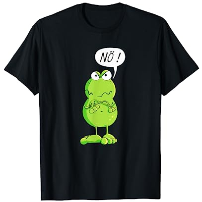 Statement Nö Frosch I Nein Fun Comic Spruch I Einfach Nö T-Shirt