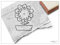 Stempel - Uhrenstempel Uhrlern Stempel Lehrerstempel - Lehrmittel für Grundschule - Zum Schulstart für Junge und Mädchen - BLUME - zAcheR-fineT