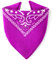 ...KARL LOVEN Bandane 100% cotone per donna uomo Bambini fazzoletto da collo bandana Viola originale motivo paisley copricapo sciarpa per capelli collo polso testa cravatta motociclista