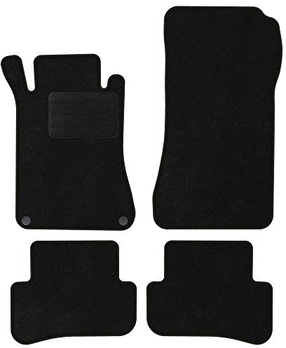 TEXER Textil Fußmatten Passend für Mercedes-Benz CLK A209 Bj. 2002-2009 Basic