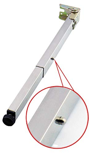 LLPEIJIE026 1x Pata Extensibles de Mesa,Ajustables Patas de Muebles de Metal de Acero Inoxidable,Patas de Escritorio de Barra Telescópica Plegables,Patas de Soporte,Accesorios de Bricolaje(90cm)