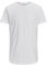 JACK & JONES Herren Basic T-Shirt Plus Size | Rundhals Kurzarm Shirt | Übergrößen Shortsleeve JJENOA, Farben:Weiß, Größe:3XL