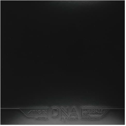 STIGA Unisex-Adult DNA Platinum H Tischtennisbelag, Schwarz, 2.3