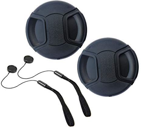 58mm Bouchons D'objectif Capuchon Cache Objectif pour Canon EF-S 18-55mm f/3.5-5.6 is II/STM/f/4-5.6 is STMKit sur Canon EOS 4000D 2000D 1500D 1300D 90D 80D 70D 6D 5D Filtre 58mm