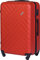 Xonic Design Reisekoffer - ABS Hartschalen Koffer mit 360° Leichtlauf-Rollen - hochwertiger Trolley mit Zahlenschloss in M-L-XL oder Set (Rot, XL)