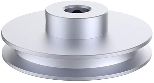 CHANCS Außendurchmesser 40 mm Einrillen-Riemenscheibe 12 mm feste Bohrung Riemenscheibe für Bohrmaschinen 6mm PU-Rundriemen