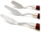 CADENABEAR palette knife Oil painting scraper Big, medium and small sets of acrylic gouache oil paint color palette Utility knife art supplies painting tools (Color : Red-brown, Size : One size)
