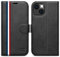 OCASE for iPhone 13 Case, Premium PU Leather iPhone 13 Wallet Case Flip Phone Cover with[TPU Inner Shell][RFID Blocking][Card Holder] for the 6.1 Inch 2021 5G,Stylish Black