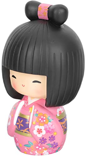 Artibetter Kokeshi-Puppe aus Holz - Moderne japanische Kokeshi-Puppe für Heimdekoration und Geburtstagsparty-Geschenk, exquisite Handwerkskunst, perfekt für japanische Restaurant-Dekoration und