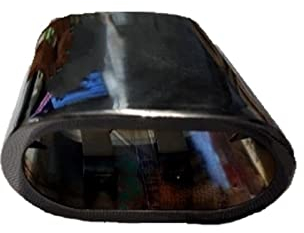 Für B&MW X3 E83 F25 3er E90 E91 320d 318d 318i E92 E93 Heckauspuff Schalldämpferabdeckung Auto Styling Zubehör Auto Auspuff Endrohr (Farbe : Schwarz)