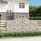 Tidyard Gabione - Cestino per gabbioni in pietra per gabbioni, da parete, a colonna, in ferro zincato, 300 x 30 x 140/160 cm