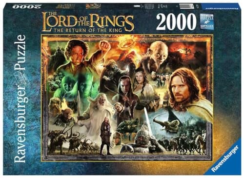 Ravensburger Herr der Ringe Geschenke – Rückkehr des Königs – 2000 Teile Puzzle für Kinder ab 12 Jahren
