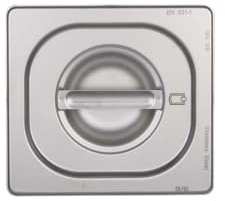 METRO Professional GN-Deckel 1/6, Edelstahl 18/10, mit Griff
