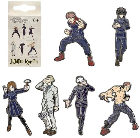Loungefly - Jujutsu Kaisen - Ryomen Sukuna - Character Action Enamel Pin - 1 Of 12 To Collect - Styles Vary - Jujutsu Kaisen - Blind Box - Emaille-Nadeln - Niedliche Brosche Zum Sammeln & Taschen