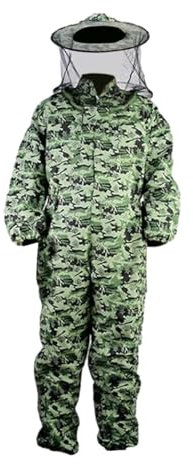 Milageto Imkeranzug Anzug Helle Farbe Imkerkleidung Ganzkörper-Imkeranzug, XL