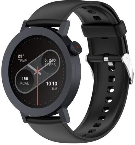 FTRONGRT Strap Compatible with Nothing CMF Watch Pro 3 / CMF by Nothing Watch Pro 2, TPU Silicone, Soft and Comfortable Replacement Wristband. Black