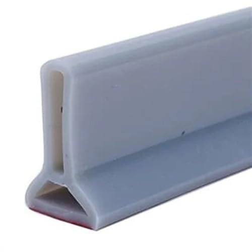 Barrière flexible pour douche - 50 mm de haut - 50 cm de haut - Système de rétention pour un contrôle efficace de l'eau - Empêche les fuites d'eau et le désordre
