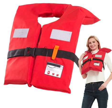 Giubbotti Salvagente - Giacca Galleggiante Per Sport Acquatici,Salvagenti Regolabili con Fischietto per Adulti e Bambini Spiaggia Piscina Lago Barca Kayak e Attività Acquatiche