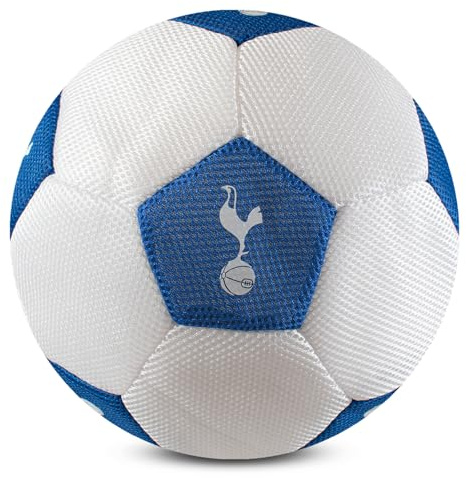 Hy-Pro Officially Licensed Tottenham Hotspur Giant 14in Mesh Ball - Soft & Bouncy Lightweight Multi-Sport Ball for Indoor and Outdoor Football Games - With Logo and Club Colours