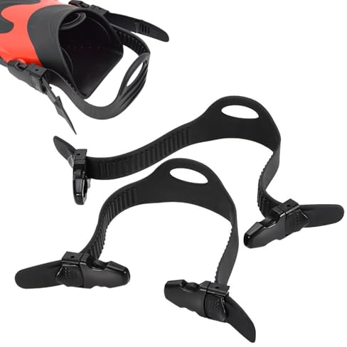 Flossengurt, Schwimmgürtel, verstellbares Gummiband 30 cm, mit Schnellverschluss-Schnallen zum Schwimmen, Schnorcheln, Fixierwerkzeug, Tauchausrüstung, Wassersport