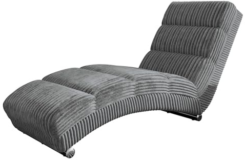 Mirjan24 Relaxliege Holiday Cord Bis Loungesessel Liegesessel Polstersessel Farbauswahl Relaxsessel Modern Wohnmöbel (Ambience 19)