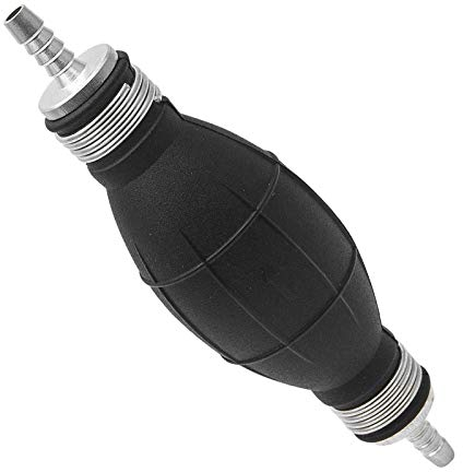 MASO 12mm Fuel Primer Bulb Hand Pump Diesel Petrol Gas Priming Non Return Car Black