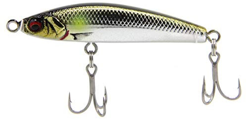 Savage Gear Gravity Bleistift - Micro Bleistift Köder für Wolfsbarsch, Makrele, Kabeljau, Weitwurf, flaches Profil für hervorragenden Grip im Wasser, Salzwasser Angelköder Mirror Ayu 5 cm