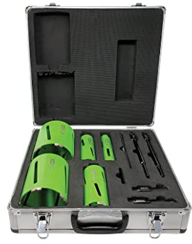 CorePlus Diamond Dry Core Drill Bit Set, 11 Piece