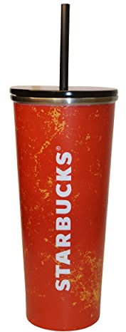 STARBUCKS Lava Edition Cold Cup - Taza de acero inoxidable reutilizable