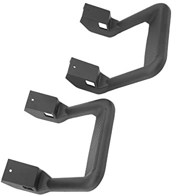 Marchepieds Latéraux de Camion, Ensemble de Marchepieds Latéraux de Camion en Fonte D'aluminium Recouvert de Poudre Noire, Marchepied Antidérapant Robuste, Remplacement Universel