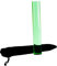 Baoblaze Table Tennis Roll Stick Bar, Table Tennis Sticky Tool, Flexible Exerciser, Multifunctional, Tool Racket, Assemble Table Tennis Glue Rolling Stick, Green