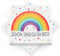 60 Stück Servietten Regenbogen, Servietten Einschulung, Regenbogen Servietten für Taufe, Kinder Geburtstag, Mädchen Babyparty, Konfirmation Kommunion Tischdeko, Regenbogen Party, 33 x 33 cm