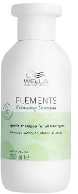 Wella Professionals Elements - Erneuerendes Shampoo, glättet das Haar, ohne Silikone und Sulfate, mit Aloe Vera, 250 ml