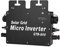 Dhouse Balkonkraftwerk 800W Wechselrichter Netzwerk-Wechselrichter WiFi Steuerung DC 22-55V zu AC 230 V Automatische Identifizierung MPPT Solar Grid Tie Inverter Schwarz