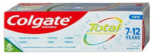 Pâte à dents pour enfants âgés de 7 à 12 ans - Total 50 ml