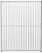 Dog Run Panels Galvanised Steel Kennel Heavy Duty Walk In Animal Enclosure Pen Fence Playpen Outdoor Support Bar 5cm Bar Spacing 1.84m x 1.5m Modular FREE Ground Fixing Brackets & Fixing Kit