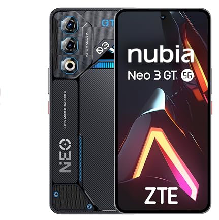 ZTE Nubia Neo 3 GT 5G 12 GB/256 GB Nero (Interstellar Gray) Doppia SIM
