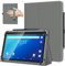 TiMOVO Universal Hülle für 10,1 Zoll Android Tablet mit Stiftschlaufe, Leichtes & Faltbares Standhülle mit Handschlaufe für Alle 9,6-11 Zoll Touchscreen-Tabletten, Space Grau