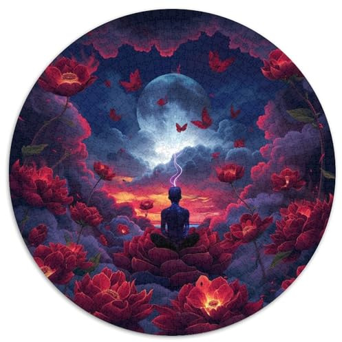 1000 Piece Lotus Jigsaw Puzzles for Adults Gifts Challenging Games Home Decors Brainteasing Paradise Jigsaw Puzzle for Adults And Kids 1000pcs (67.5x67.5cm)