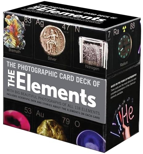 Photographic Card Deck Of The Elements: With Big Beautiful Photographs of All 118 Elements in the Periodic Table (BD&L)